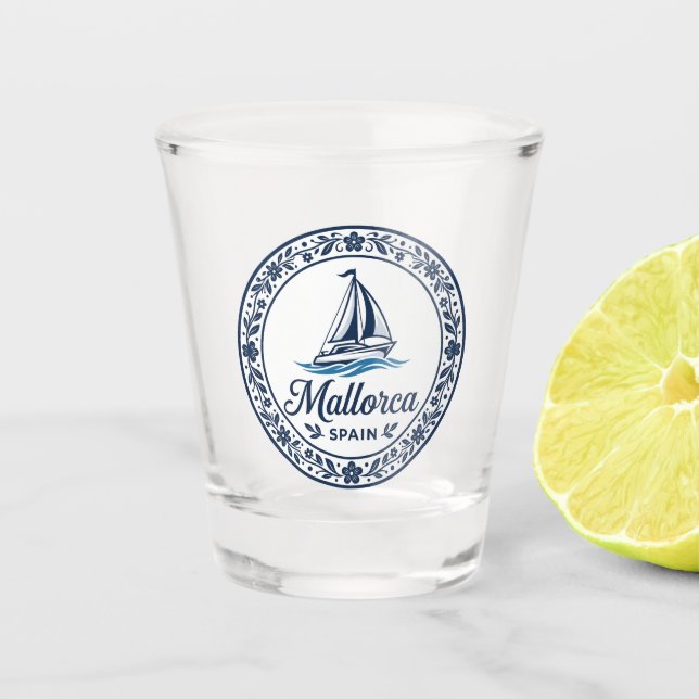 Vaso De Chupito Mallorca España (Anverso)