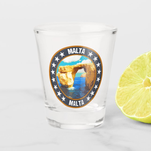 Vaso De Chupito Malta (Anverso)