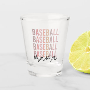 Vaso De Chupito Mama De Béisbol Regalos de madres de béisbol