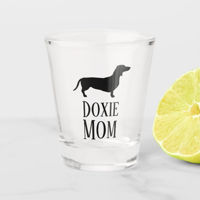 Vaso De Chupito Mamá Doxie (Anverso)