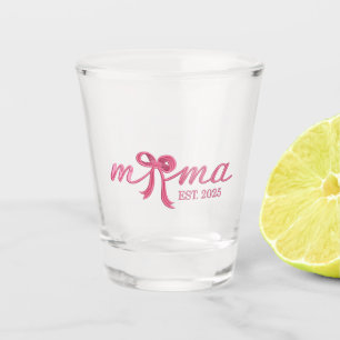 Vaso De Chupito Mama Est 2025 Día De La Madre De La Coqueta De Bow