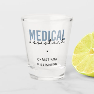 Vaso De Chupito MAMÁES de Auxiliar Médico personalizado Auxiliar