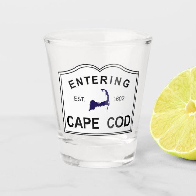 Vaso De Chupito MAMÁES de Cape Cod que entran (Anverso)