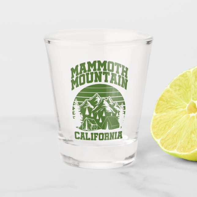 Vaso De Chupito Mammoth Mountain, California (Anverso)