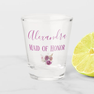 Vaso De Chupito Manada morada de honor Bonito Keepsake