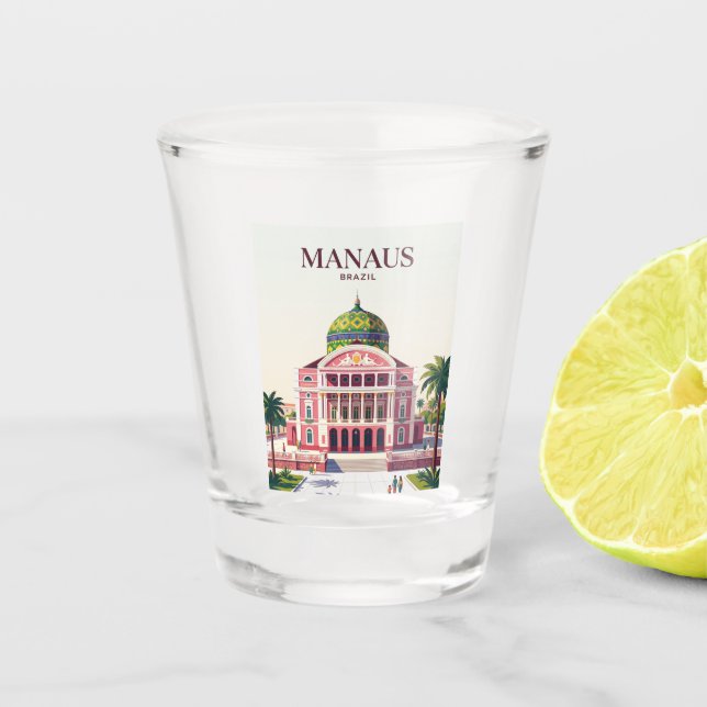 Vaso De Chupito Manaus Brasil (Anverso)
