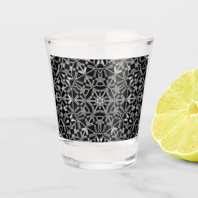 Vaso De Chupito Mandala Industrial  (Anverso)