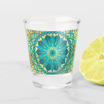 Mandalala Flor de Oro Azul