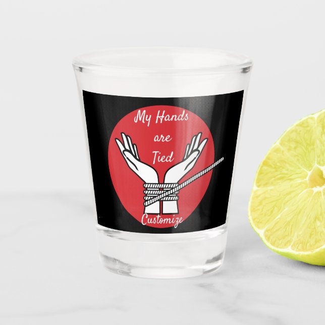 Vaso De Chupito Manos atadas Thunder_Cove (Anverso)
