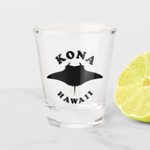 Vaso De Chupito Manta Ray buceando en Kona, Hawaii