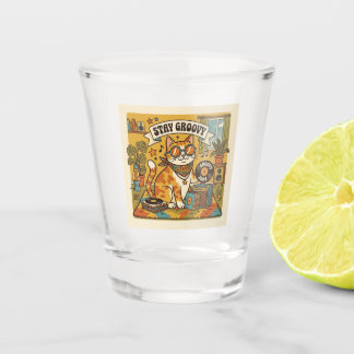 Vaso De Chupito MANTÉN GROOVY | Amante de los Animales | Bohemia