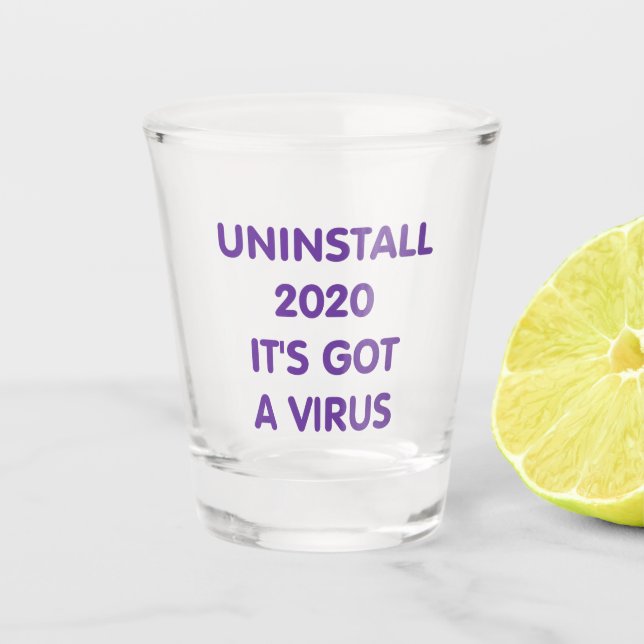 Vaso De Chupito ¡Mantente a salvo! (Anverso)