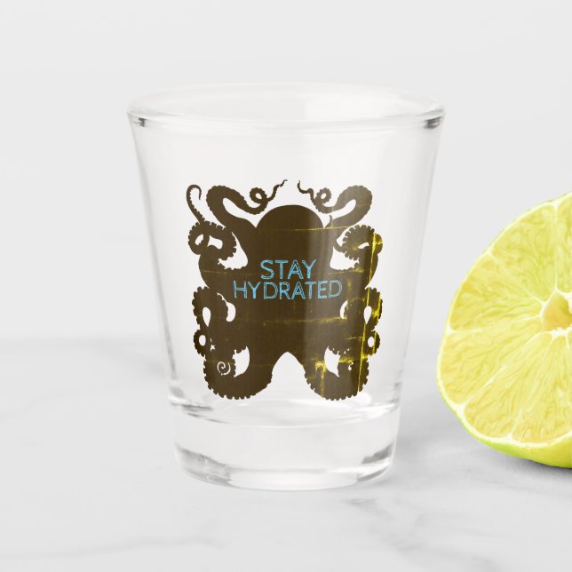 Vaso De Chupito Mantente hidratado (Anverso)