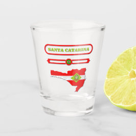 VASO DE CHUPITO MAPA DE SANTA CATARINA. SAMER BRASIL