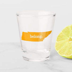 Vaso De Chupito Mapa del estado de Tennessee Belong