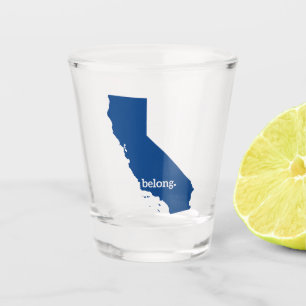 Vaso De Chupito Mapa estatal de California Belong