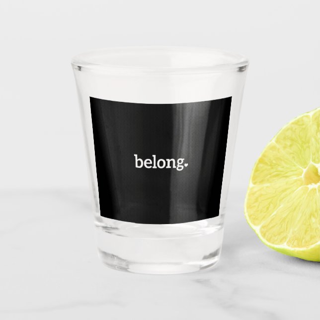 Vaso De Chupito Mapa Estatal de Colorado en Belong (Anverso)