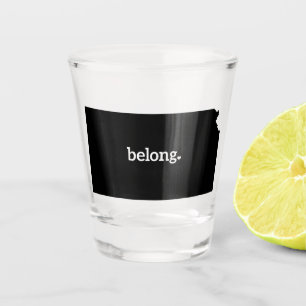 Vaso De Chupito Mapa estatal de Kansas Belong