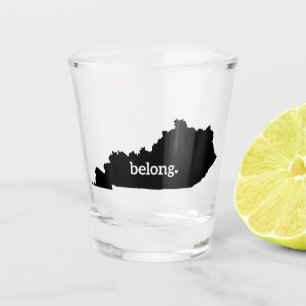 Vaso De Chupito Mapa estatal de Kentucky Belong