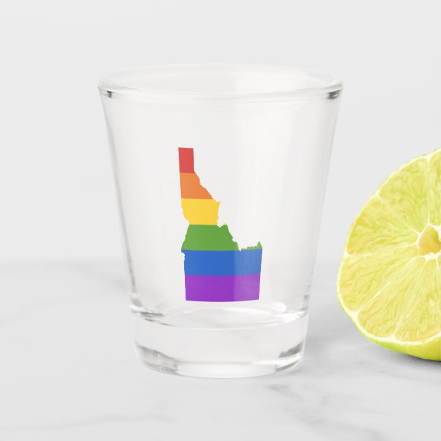 Vaso De Chupito Mapa gay de EEUU| Estado de Idaho (Anverso)