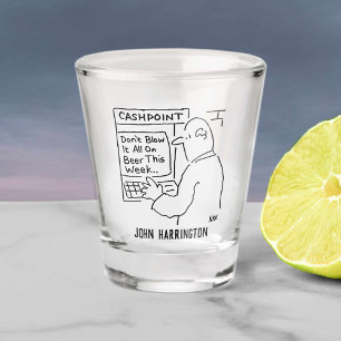 Vaso De Chupito Máquina de efectivo no se la rompan a Personalizad