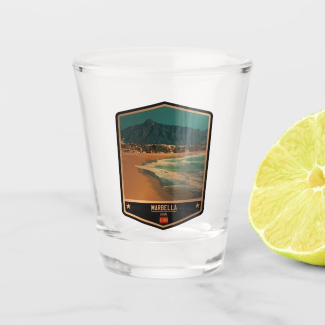 Vaso De Chupito Marbella (Anverso)