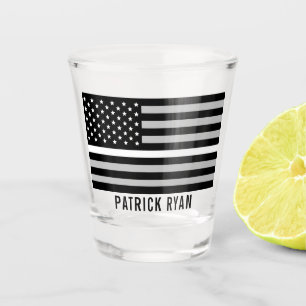 Vaso De Chupito Marca estadounidense de línea blanca delgada EMS 