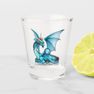 Vaso De Chupito Marcha del dragón de Birthstone:Aquamarina