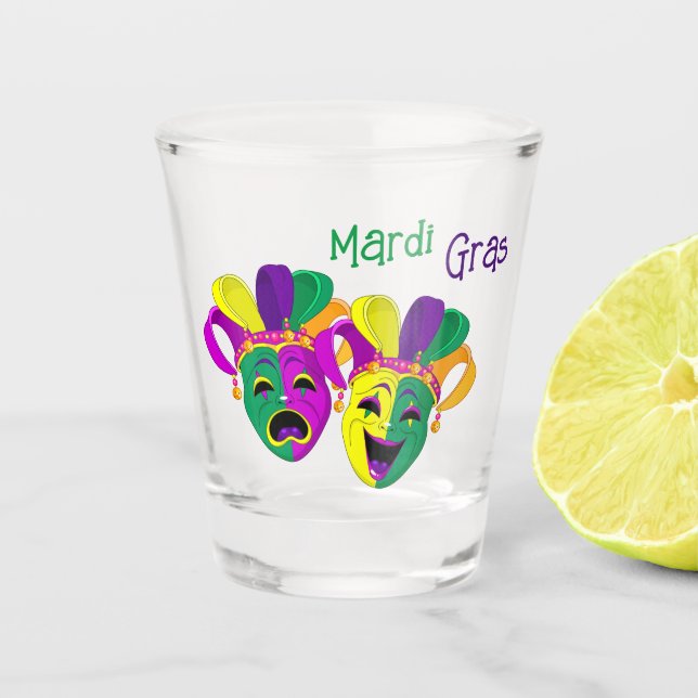 Vaso De Chupito Mardi Gras (Anverso)