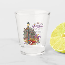 Vaso De Chupito Mardi Gras