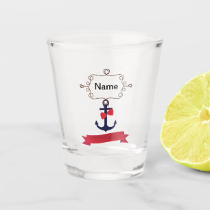 Vaso De Chupito Margen de cuerda de anclaje marea náutica naval tr