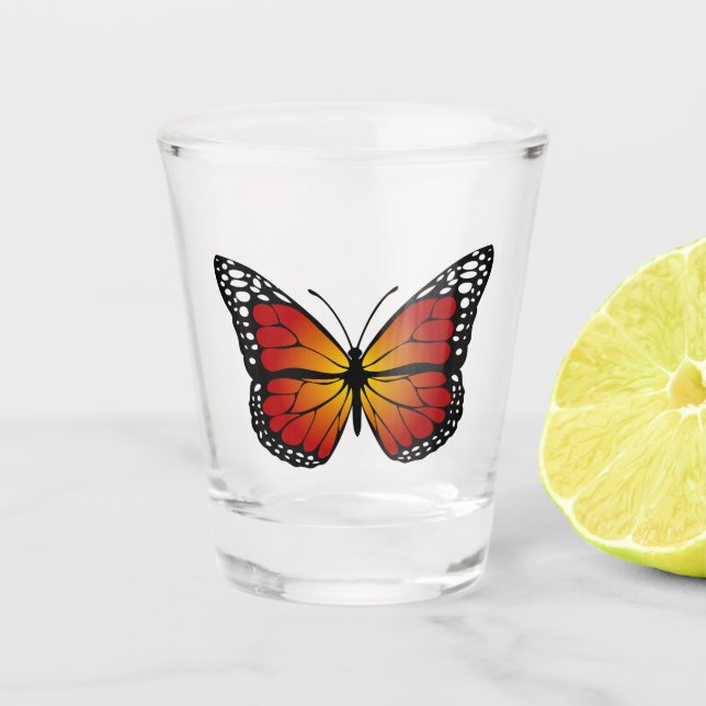 Vaso De Chupito Mariposa (Anverso)