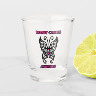Vaso De Chupito Mariposa/Tribal... Cáncer de mama
