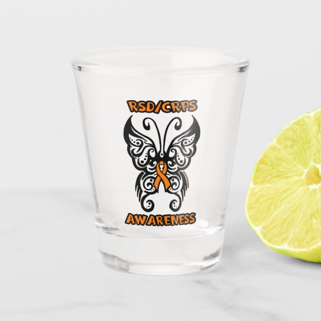 Vaso De Chupito Mariposa/Tribal...RSD/CRPS (Anverso)