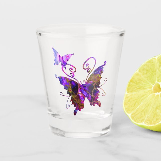 Vaso De Chupito Mariposas de la fantasía