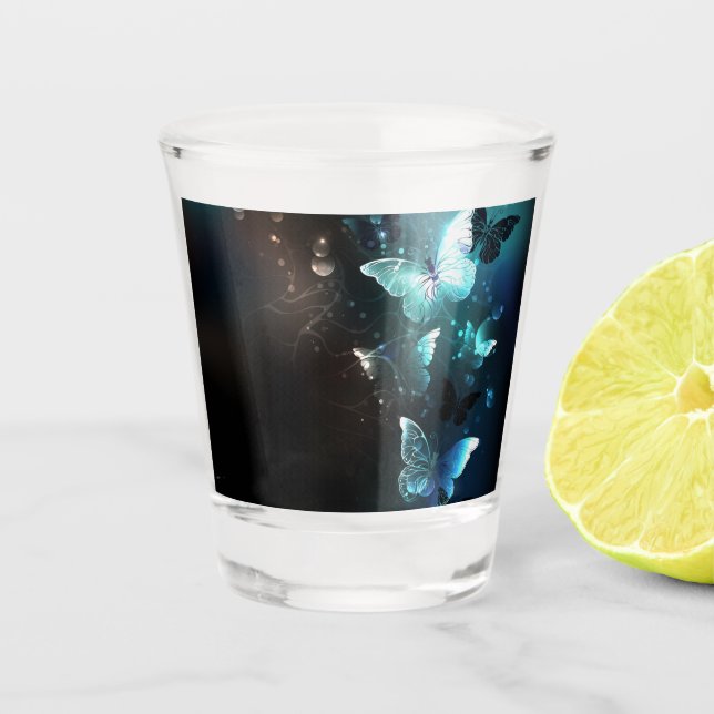 Vaso De Chupito Mariposas nocturnas (Anverso)