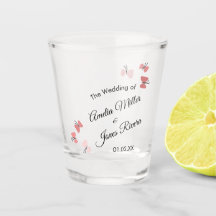 Mariposas rosadas Jardín Romántico Boda simple