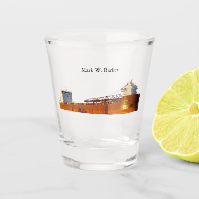 Vaso De Chupito Mark W. Barker (Anverso)