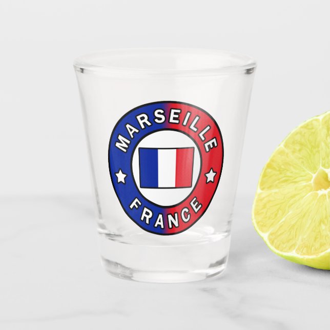 Vaso De Chupito Marseille France (Anverso)