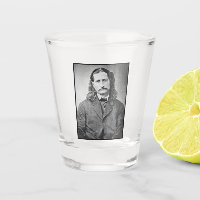 Vaso De Chupito Marshal Wild Bill Hickok Antiguo Cañero Occidental (Anverso)