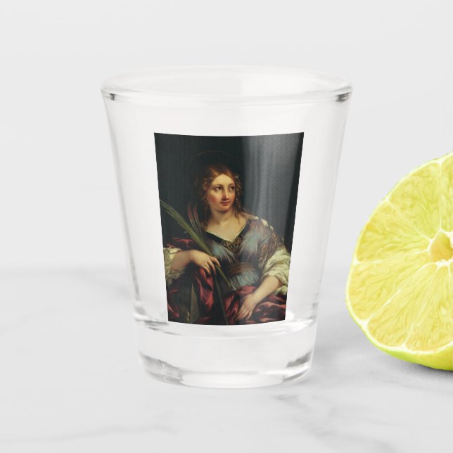 Vaso De Chupito Martina de Roma por Pietro Berrettini (Anverso)
