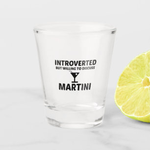 VASO DE CHUPITO MARTINI PRESENTADO PERO DISPUESTO A DISCUTIR