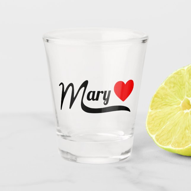 Vaso De Chupito Mary (Anverso)