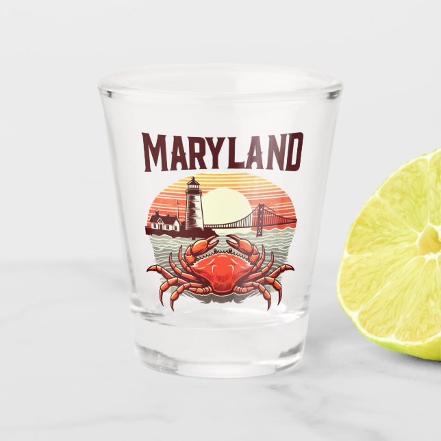 Vaso De Chupito Maryland (Anverso)