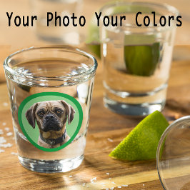 Vaso De Chupito Mascota de Stuffer Dog Mamá Papá Lover Foto