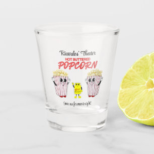 Vaso De Chupito Mascotas divertidas de palomitas de cine en famili
