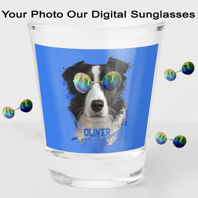 Vaso De Chupito Mascotas únicos divertidos perro y gafas de sol de (Subido por el creador)