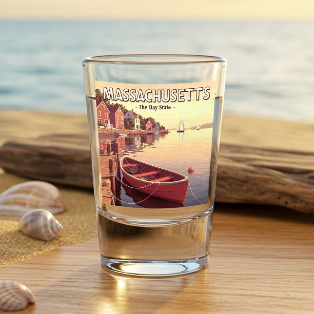 Vaso De Chupito Massachusetts vintage (Subido por el creador)