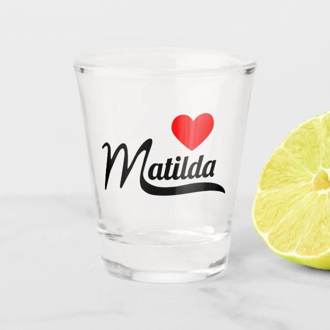 Vaso De Chupito Matilda Vidrio (Anverso)