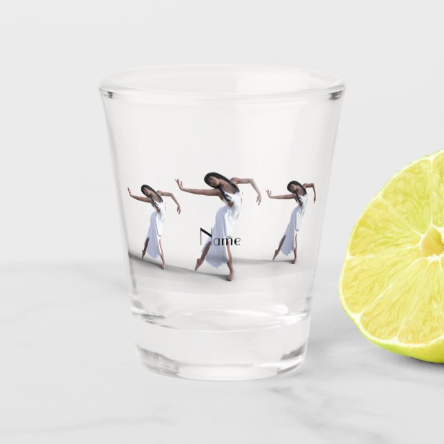 Vaso De Chupito Matraz Thunder_Cove de bailarina de vestir blanca (Anverso)